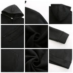 Men's Hoodies Women Pullover Spring Autumn Casual Hoodie Sweatshirts Solid Color Hoodies Oversize Black Sweatshirt For Male