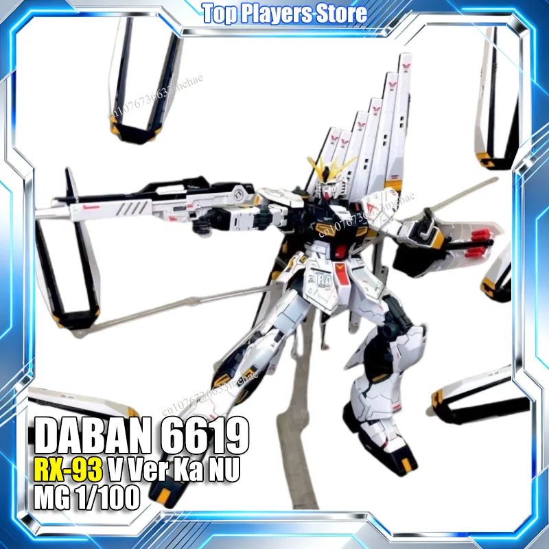 DABAN 6619 RX-93 V Ver.Ka NU MG 1/100 Assembly Model Kit Toys Action Figure Robot Plastic Model Mecha Gifts In Stock Main image