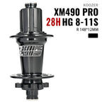 2024 KOOZER XM490 PRO BOOST Mountain Bike Hubs Steel shaft Sealed Bearing 148x12MM 110x15MM 141x5MM 28H 32 Holes Noise hub
