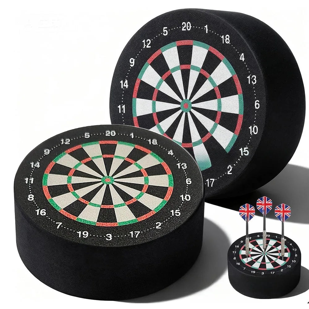 10cm Mini Dart Dock - EVA Foam Dart Holder & Base Station with Double Face Dartboard Design, Soft Stand for Home & Party Games Main image