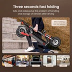 iScooter iX8  Adult Electric Scooter 2400W  Motor 48V20Ah Battery 12  Inch Off Road Pneumatic Tires Foldable  E-scooter