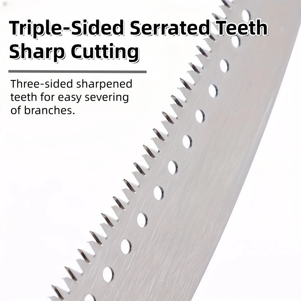 Extended double-hook aerial saw, multi-functional garden pruning saw, telescopic fruit tree pruning saw, garden pruning tool