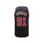 Mens Stripes Basketball Sports Jersey, Breathable Sleeveless Pattern Embroidery Sweatshirt Training Competition Sports Uniforms