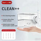 H2ofloss Water Flosser Portable Oral Irrigator 570ml 140PSI High Pressure 6 Modes 5 Nozzles with Storage Bag USB Rechargeable
