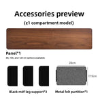 Z1 Monitor Height Increasing Rack Office Luxury Desk Setup E-sports Room Monitor Bracket Wooden Screen Stand with Compartments