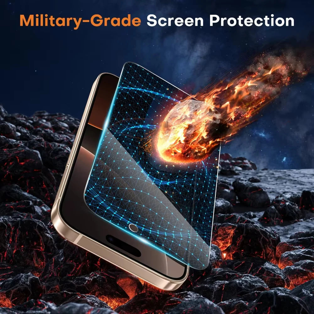 2PCS Privacy Ceramic Film For iPhone 17 16 15 14 11 13 12 Pro Max Air 16e 15 14 16 Plus XS Max XR X 7 8 SE 2020 Screen Protector