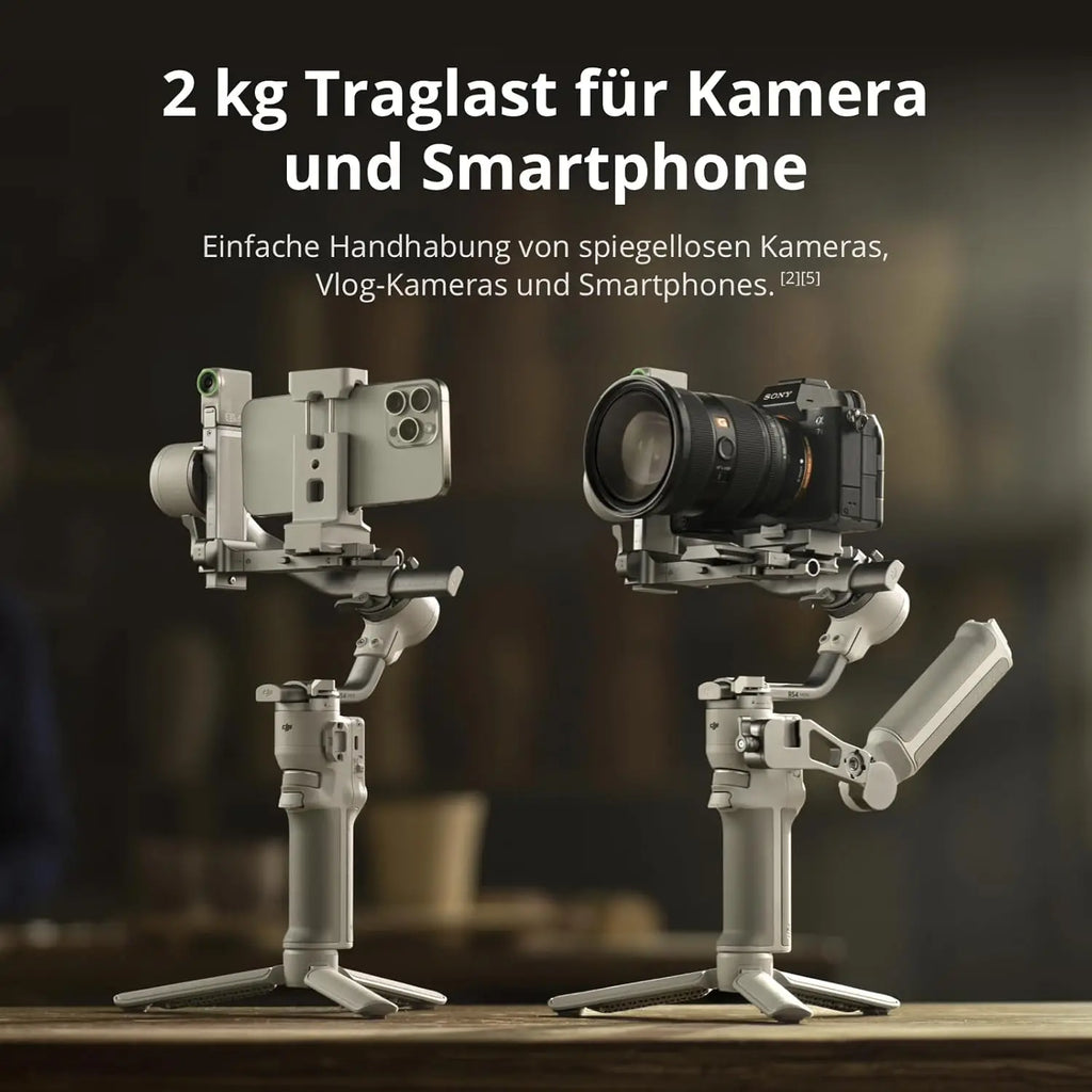 DJI RS 4 Mini Handheld Gimbal Stabilizer For Sony A7/ ZV Camera And Smartphones Intelligent Tracking
