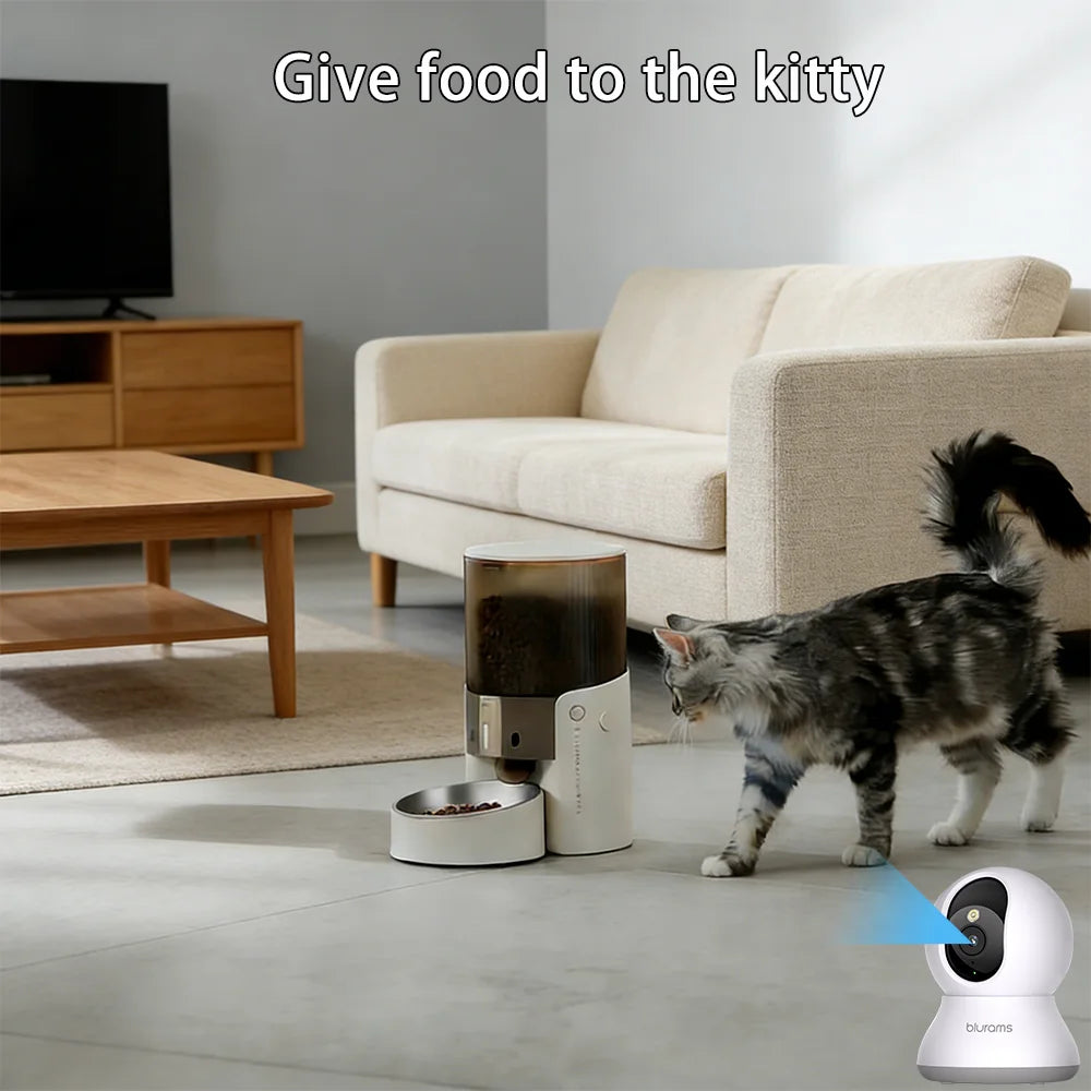 2.4＆5G WiFi Indoor Camera, 2K, 360° PTZ Pet Dog IP CCTV Camera with Phone App, 2-Way Talk, Night Vision, for Home Securi
