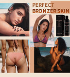 ENVISHA Makeup Foundation Body Skin Care Self Tanning Lotion Fast Face Tan Cream Moisturizing Bronzer Nourishing Facial Lotion