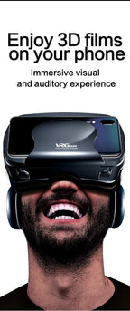 Virtual Reality 3D VR Headset Smart Glasses Helmet for Smartphones Cell Phone Mobile 7 Inches Lenses Binoculars Goggles Devices