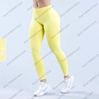 Women's High Waist Seamless Yoga Leggings Tummy Control Butt Lifting Workout Pants Soft Athletic Leggings for Gym Fitnes Running
