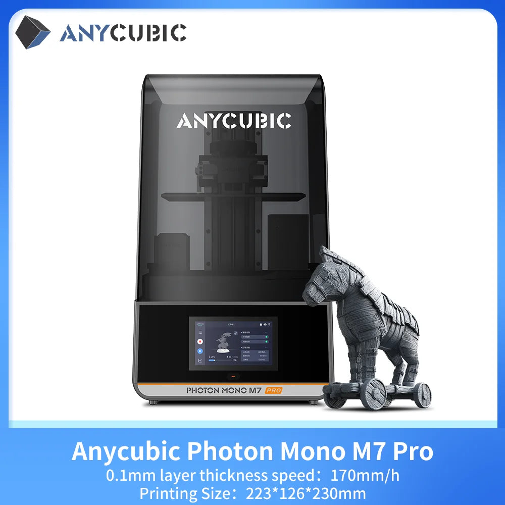 ANYCUBIC Photon Mono M7 Pro UV Resin 3D Printer 10'' 14K LCD 3D Printer With Automatic Resin Refill High Speed Printing Main image