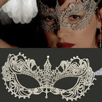 New Women Hollow Lace Face Mask Masquerade Sexy Cosplay Prom Party Props Costume Mask Nightclub Halloween Black Eye Mask