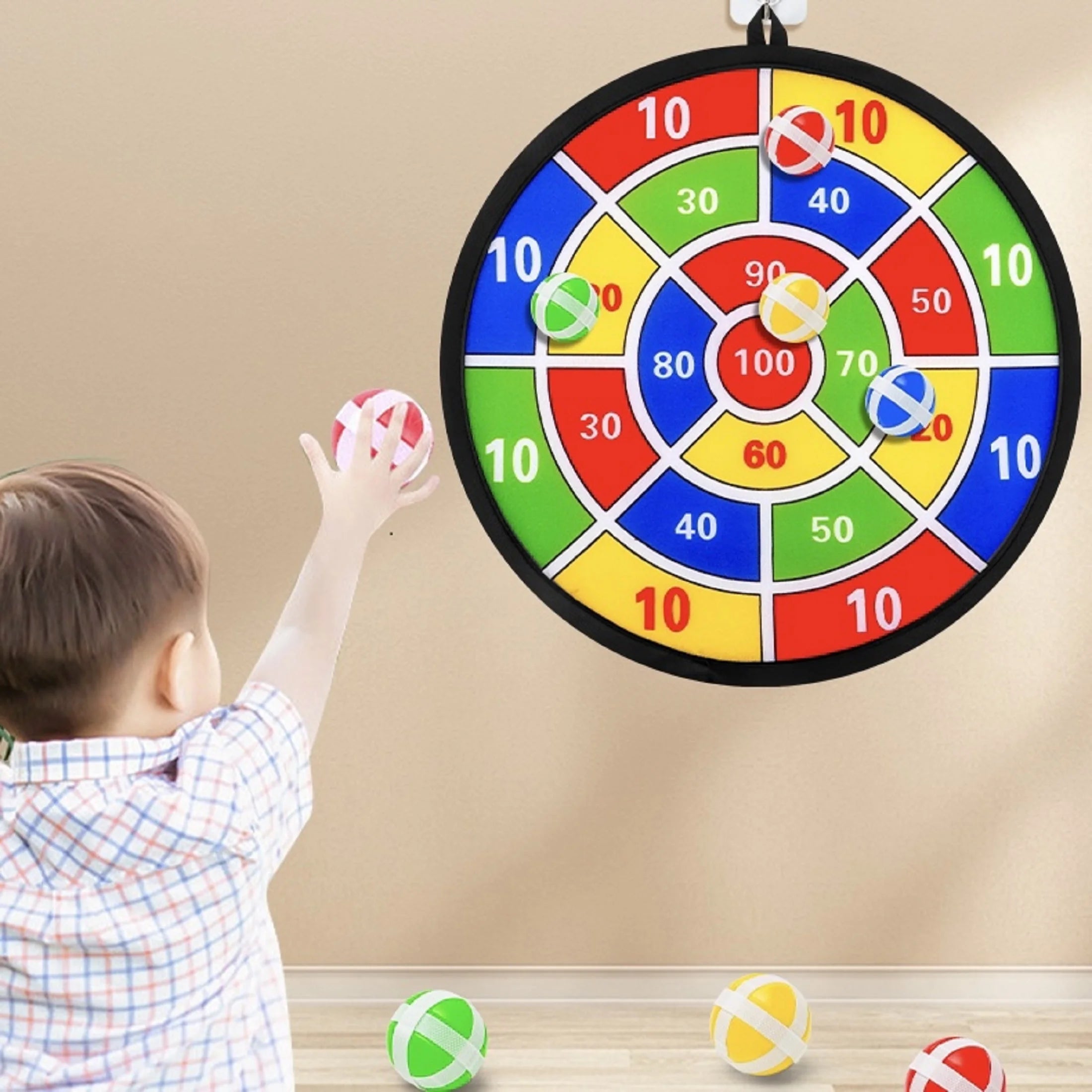 66cm/73cm Children's large dart board game set, foldable dart board,convenient for indoor and outdoor playing. New Year's gift