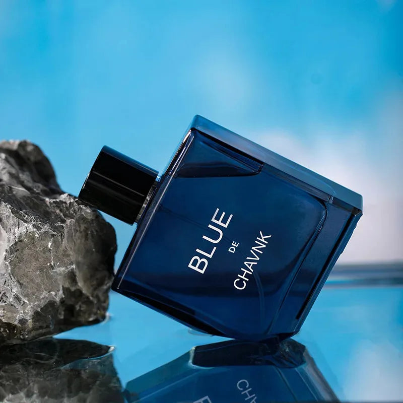 Eau De Parfum Vaporisateur Spray 50ML Blue Men's Prefume Fruity Note Man's Unique Mystery Calm and Successful Taste Secondary image
