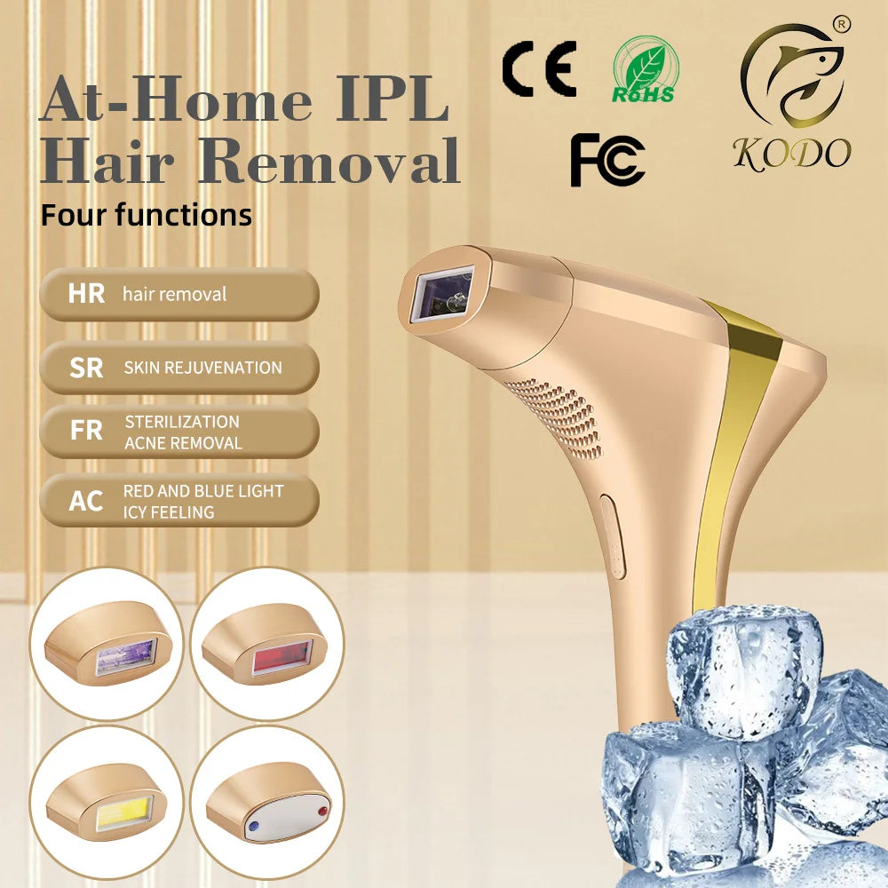 KODO 2026 High-end customization ice Laser Hair removal Laser Epilator Permanent IPL Painless Photoepilator 4 in 1 face and body Main image