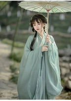 China Traditional Hanfu Women Evening Dresses Elegant Fairy Skirt Loose Big Sleeves Elegant Dress Banquet Dance Clothes Spring