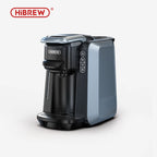 HiBREW 6 in 1 Multiple Capsule Coffee Machine Hot/Cold DG Nes Capsule ESE Pod Tea Basket Ground Coffee Cafeteria 20Bar H6