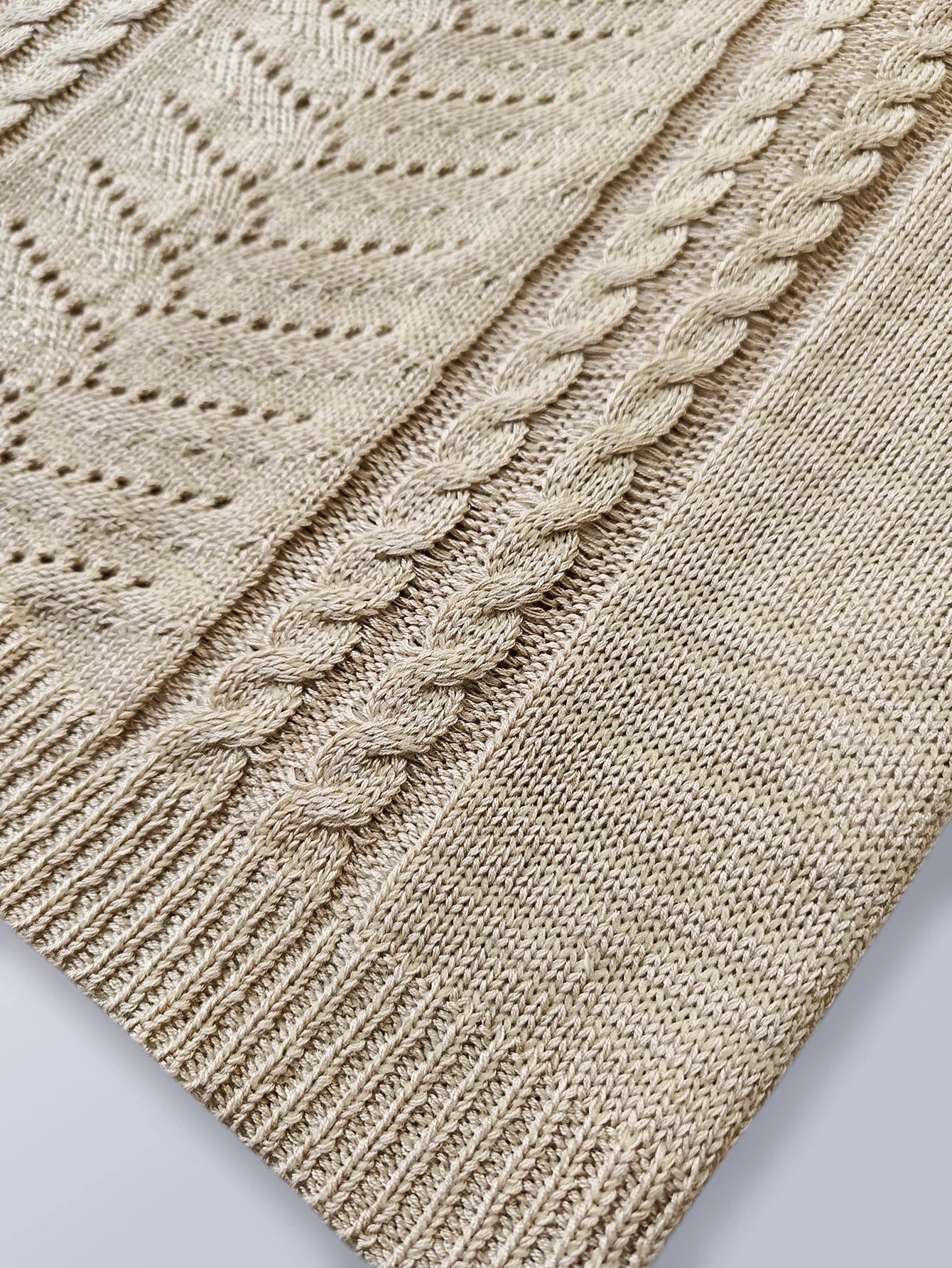 Spring Summer Casual V Neck Hollow Out Knitted Vest Solid Color Sleeveless Tops Orange Green White Khaki 2026 Women Clothes