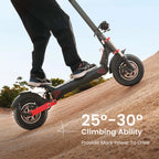 iScooter iX8  Adult Electric Scooter 2400W  Motor 48V20Ah Battery 12  Inch Off Road Pneumatic Tires Foldable  E-scooter