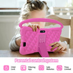 7 Inch Kid Tablet Android 13 Quad Core 4GB RAM 64GB ROM 4000mAh WiFi Bluetooth Children's Gift Kids Software with Silicone Case