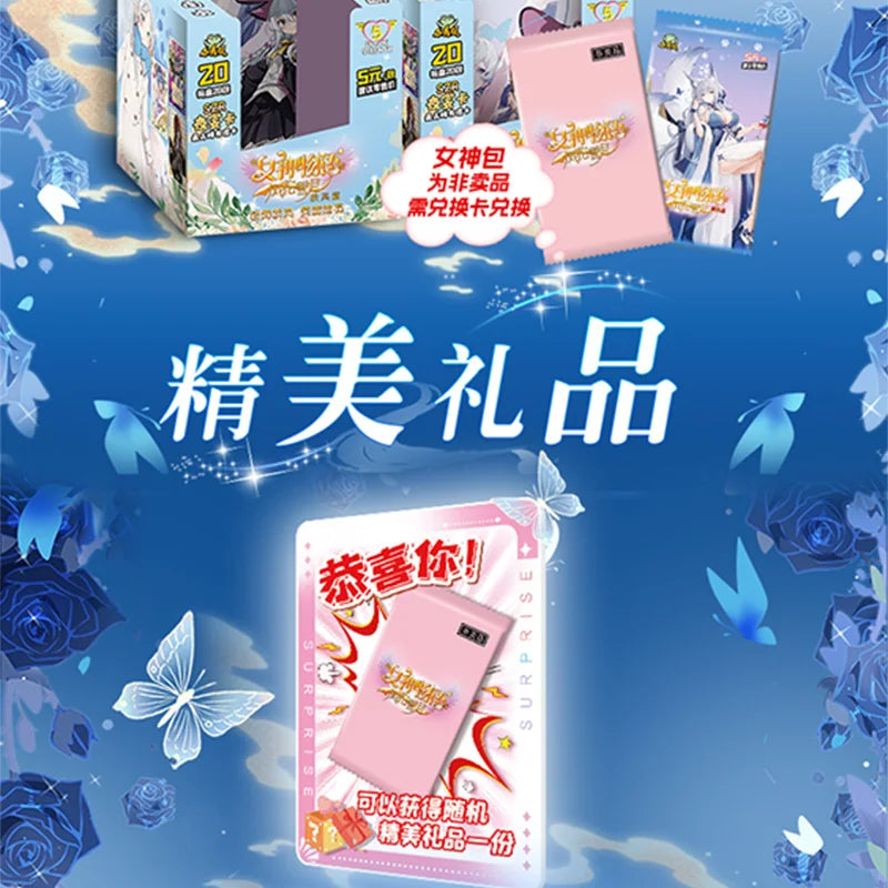 New Goddess Story Card Fufeng Chapter Colorful FlashCard Anime Character Collection Card Games Toys Child Gifts