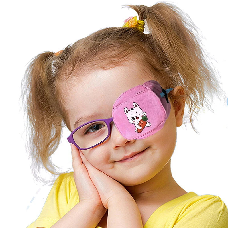 1Pcs Cute Kids Strabismus Treatment Vision Care Children Kids Child Occlusion Medical Lazy Eye Patch Eyeshade