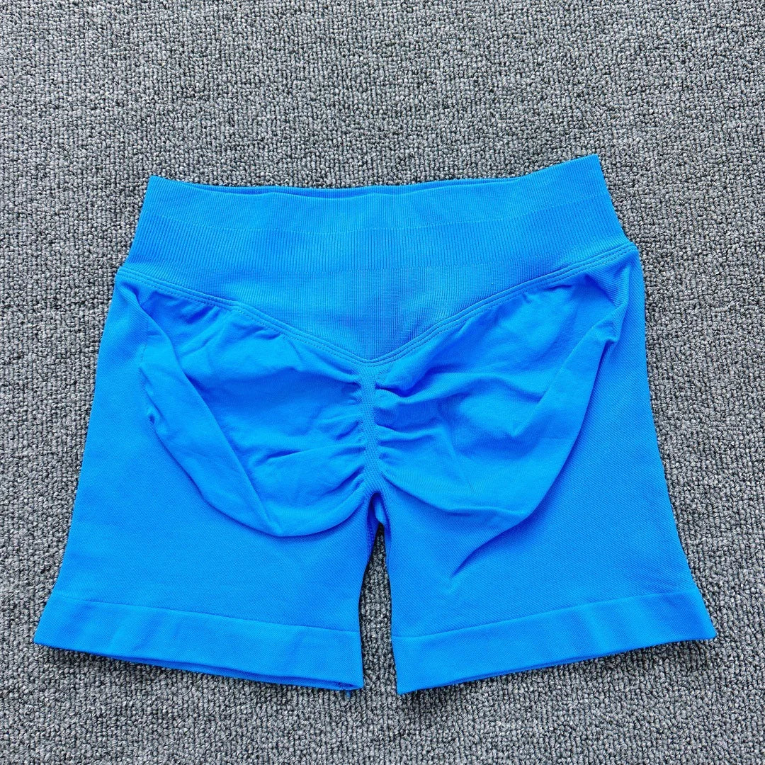 D LOGO Impact Seamless Fitness Peach Hip Sports Yoga Tight Pants Shorts Secondary image