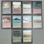 Whole Set TCG Cards for Home Play Proxy magical power9 beta fetch lands VMA dual  shock land The One Ring gathering Sol Ring