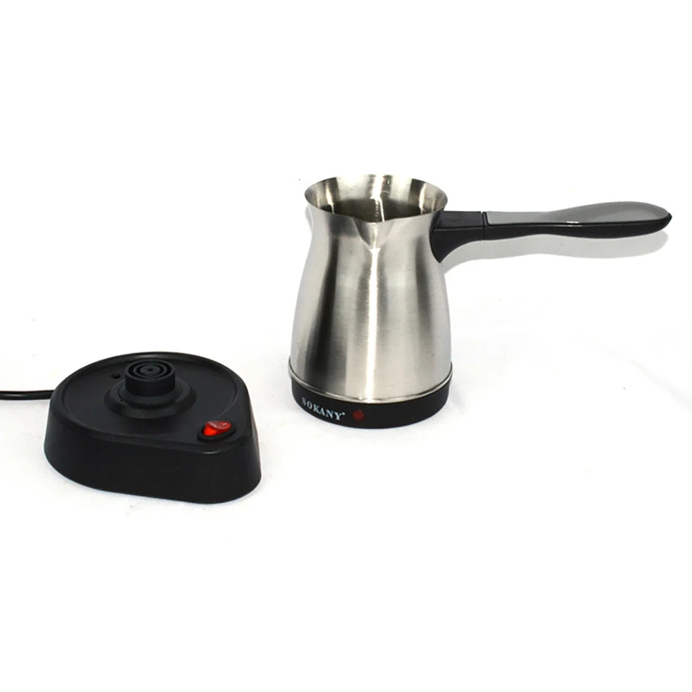 500ML Turkish Electric Kettle Portable Stainless Steel Teapot Water Boiler 220V Home Tea Pot Coffee Maker Machine 5 Cup 주전자 전기포트