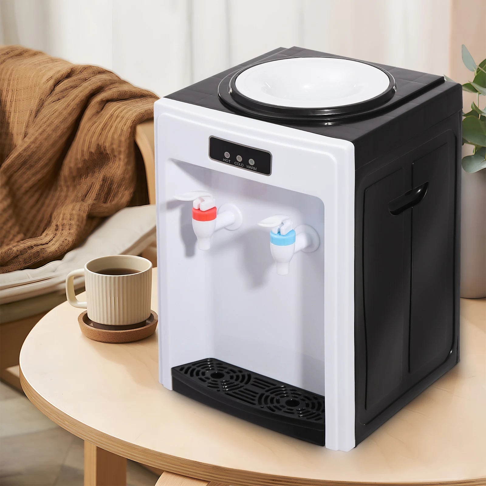 Water Dispenser, Electric Hot Water Dispenser,  Drinking Fountain Office Home Hot and Cold Table Drinking Machine Main image