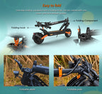 EU Stock KuKirin G2 Pro (VMP) Electric Scooter48V 15.6Ah Battery 500W Motor 25km/h Max Speed 55km Range Original Kickscooter