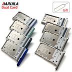 10Pcs mix color SIM SD Dual Card Phone Card Tray Holder Adapter For Samsung S23 S24 S25 Plus S23 Ultra Sim Card Drawer Slot Tray
