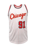 Mens Stripes Basketball Sports Jersey, Breathable Sleeveless Pattern Embroidery Sweatshirt Training Competition Sports Uniforms