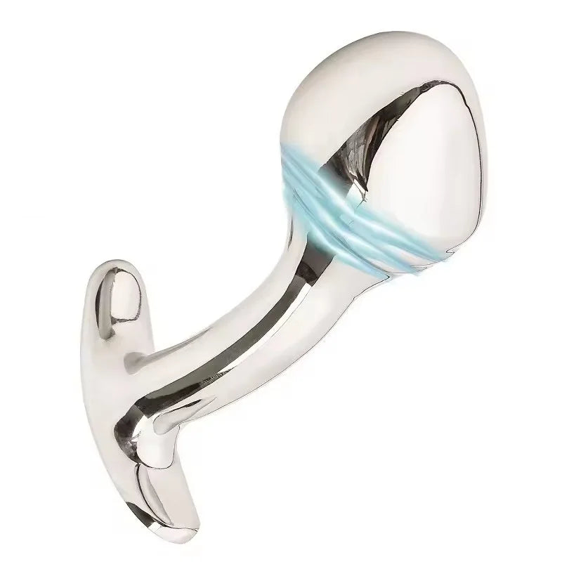 Small Medium Large Anal Beads Butt Plug Set Fake Dildo Metal Anal Plug Wearable Insert Sex Toy For Male Female Secondary image