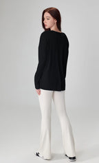 Breathable Long Sleeve Yoga Cover up Lightweight Quick Dry Running Top for Women Loose Fit Simple Sport Fitness Outdoor Leisure