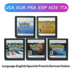 Pokemon Series DS Game Cartridge Video Game Console Card HeartGold SoulSilver Diamond Platinum Pearl Multilingual for NDS 3DS