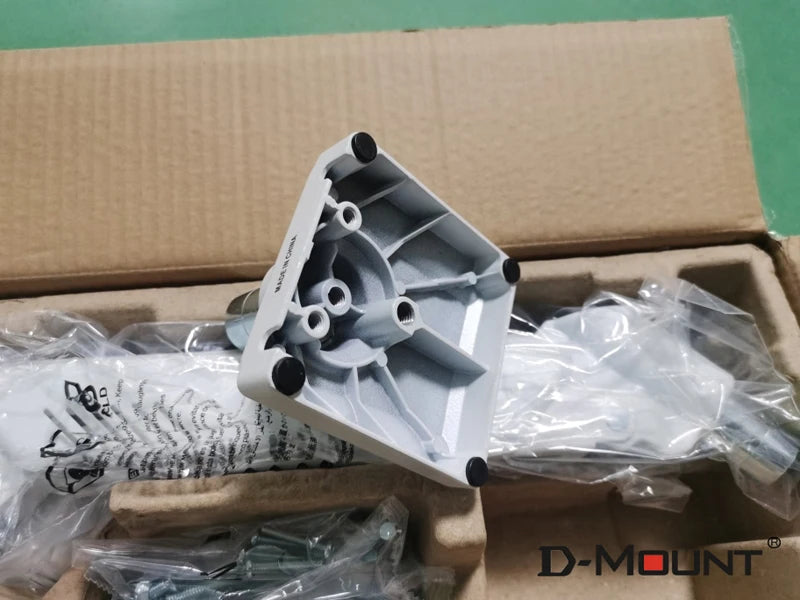 D-MOUNT D80 metal alumin 2-10KG 13"-32" monitor desktop stand mount gas spring arm full motion rotate clamp 0-60mm grommet