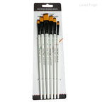 6/24/30Pcs Artist Paint Brush Set for Watercolor, Acrylic, Oil and All Media, Suitable for Canvas, Paper, Ceramic, Nylon Hair, W