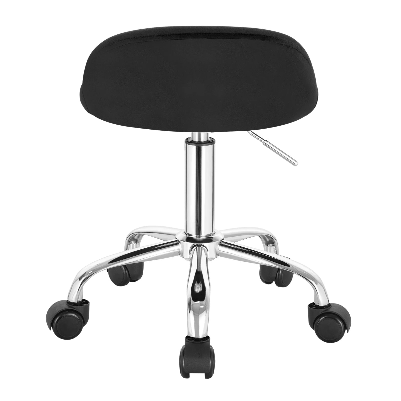 WOLTU Swivel Office Stool with Wheels Height Adjustable Computer Chair With Low Backrest Work  Roller Rocker Dressing Stool