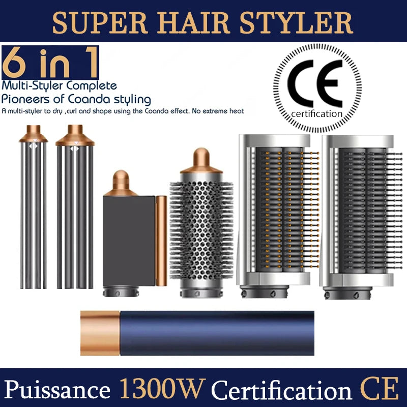 SenCiciMen X9 Multi Hair Styler Curling Iron Hair Hot Air Brush Curling Barrel Hair Dryer Salon Professional Curly Hair Styler Main image