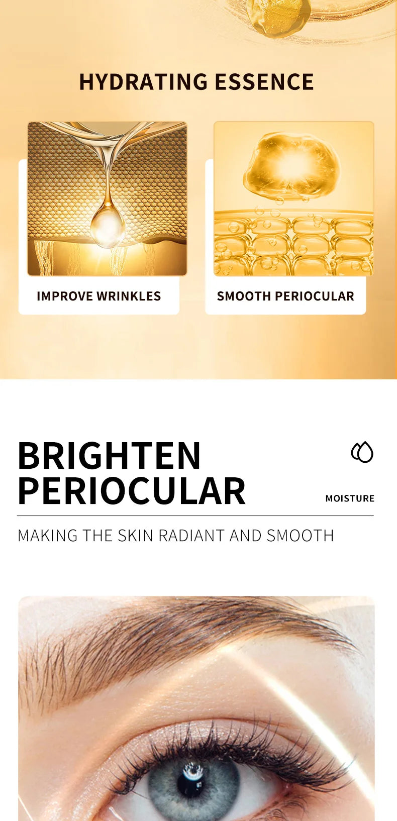 SADOER  Retinol Eye Cream Reduces Dark Circles and Wrinkles Moisturizes and Tightens The Eyes, Eye Cream Korean Eye Care Product