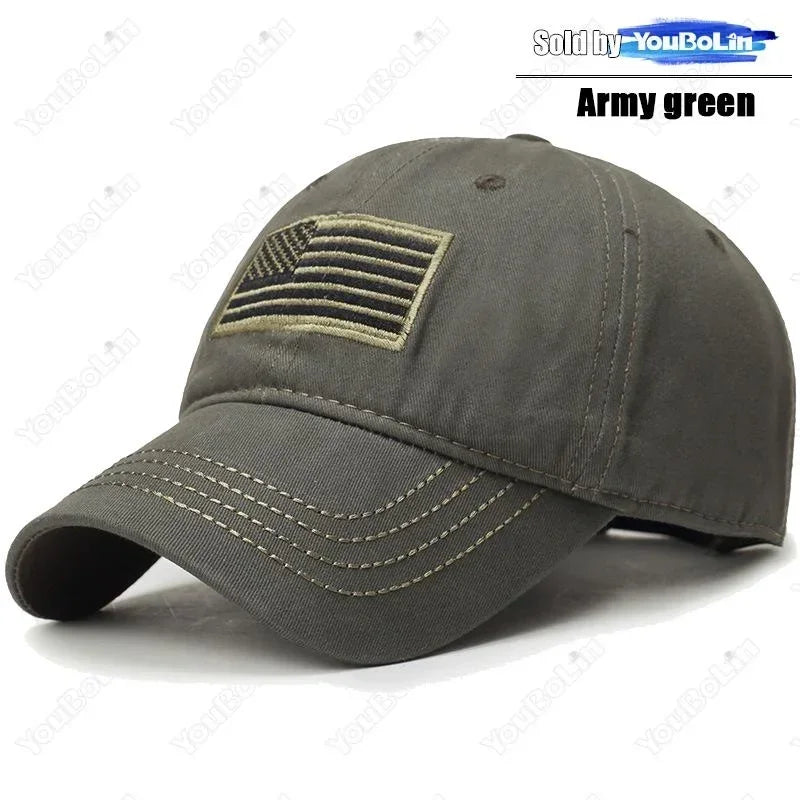 American Standard Men's Baseball Cap Four Seasons Outdoor Leisure Sun Hat Outdoor Fishing Hat