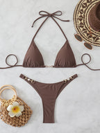 Sexy Micro Bikini 2026 Woman Chain Swimsuit Women Swimwear Thong Bikinis Set Brazilian Two-piece Bathing Suit Beach Wear Bather
