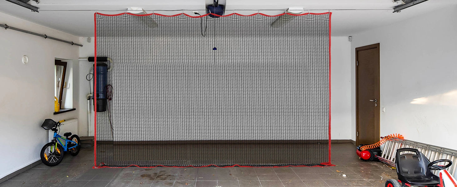 Golf Netting, 10x10 Ft Golf Practice Net and Sports Netting, High Impact Golf Hitting Barrier Net, Heavy Duty Golf Ball Netting,