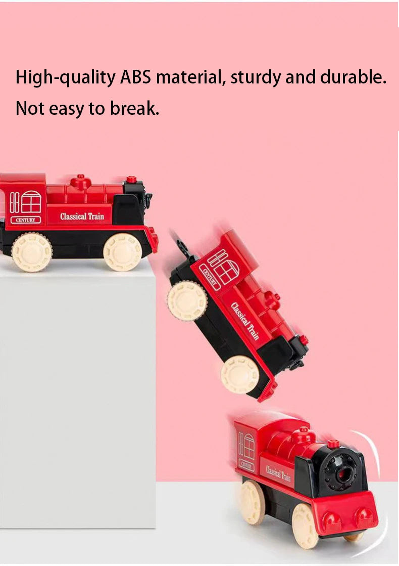 44Pcs/set Electric Train Track Sets Assembling Rail Train Car Toys Boy Educational Simulation Model Christmas Birthday Gift