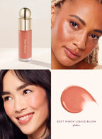 Rare Beauty Soft Pinch Liquid Blush Silky and Glides On Smoothly Long Lasting Plump Makeup Hope Love Virtue Happy Wonder Worth