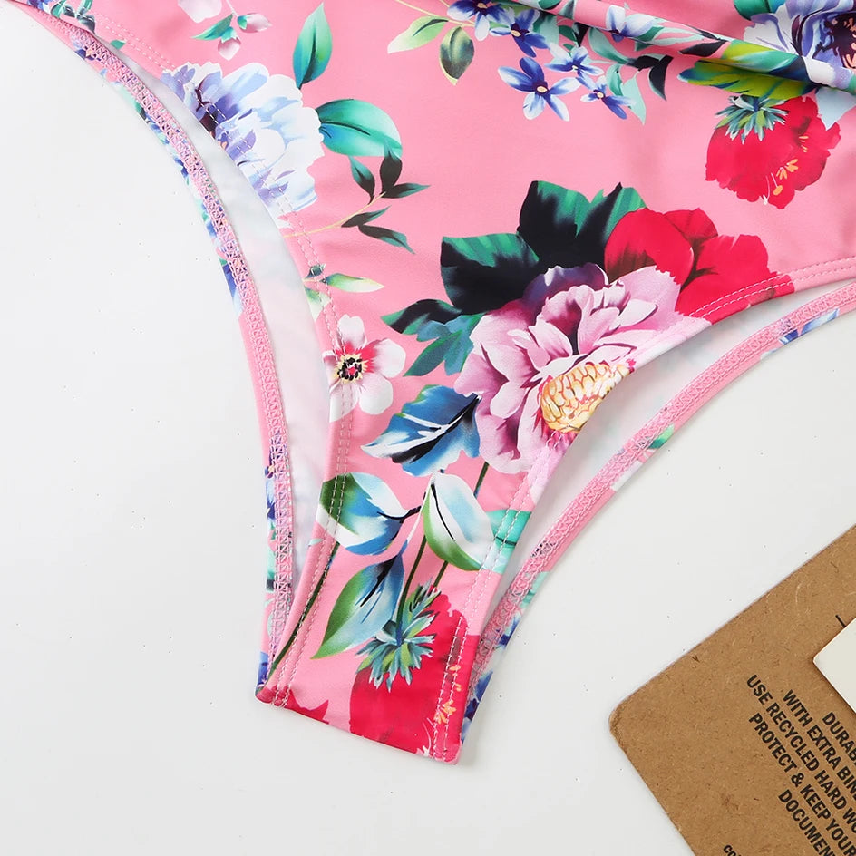 Sexy Swimwear Women`s Deep V One Piece Swimsuit 2026 New Female Bathing Suit Woman Bodysuit Swimming for Beach Wear Monokini