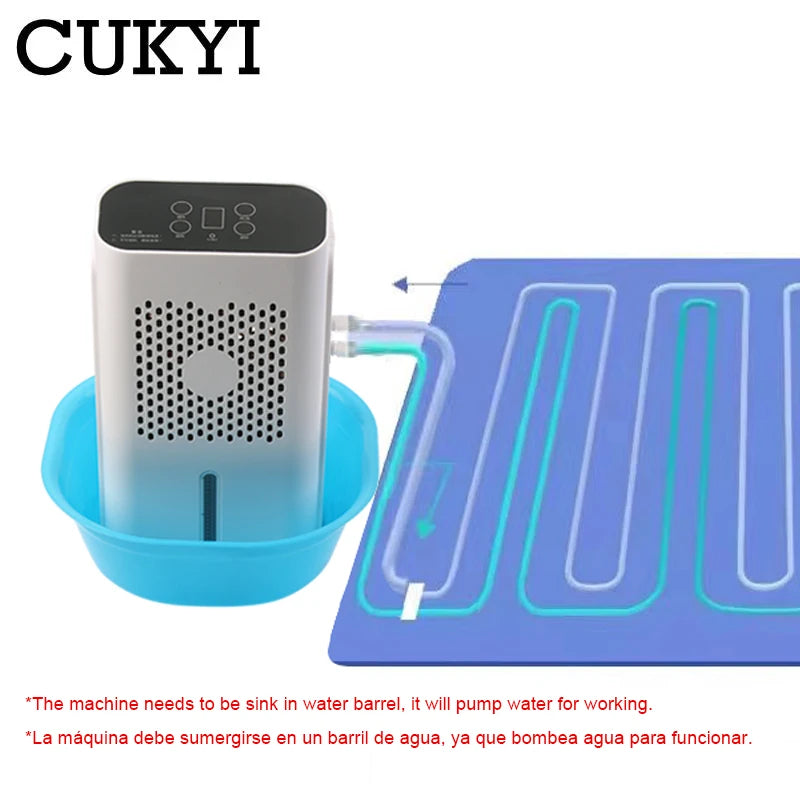 Water Circulation Refrigeration Mattress Water-cooled Air-conditioned Pad Cooling down Fan Relieve Heat Bed Sofa Cushion Cooler