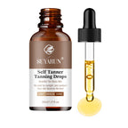 Sunless Tanning Serum - Buildable Natural Glow, Streak-Free Formula for All Skin Tones. Moisturizing & Non-Irritating.